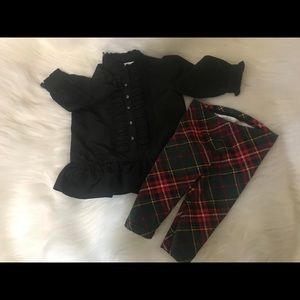 Ralph Lauren 2 Pc Holiday Set. Size 9 Month
